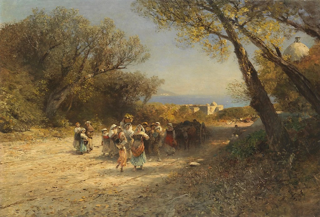 Dopo il lavoro sui campi